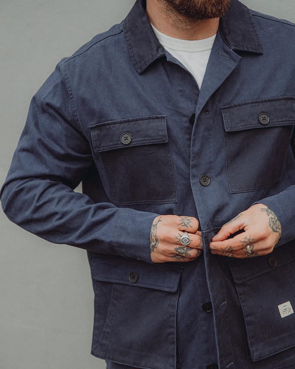 Surplus Jacket - Navy,Men Tops