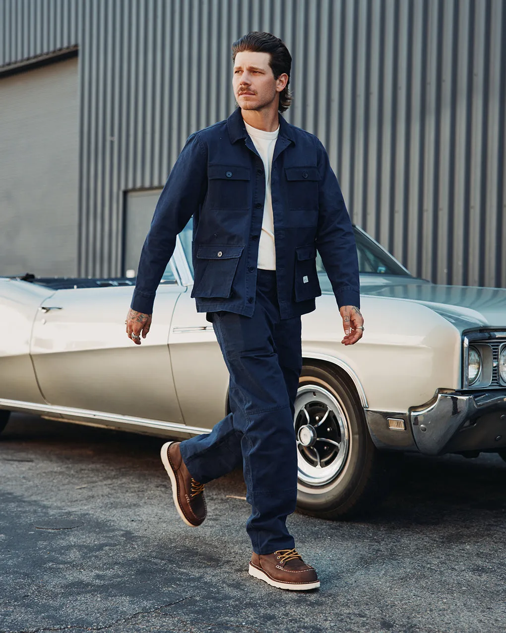 Surplus Jacket - Navy,Men Tops