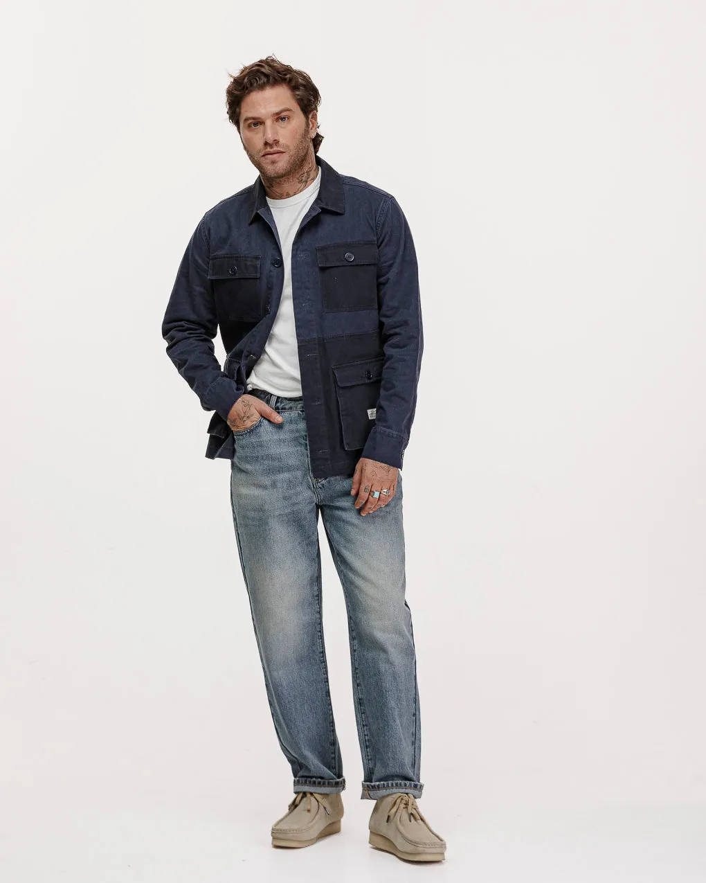 Surplus Jacket - Navy,Men Tops