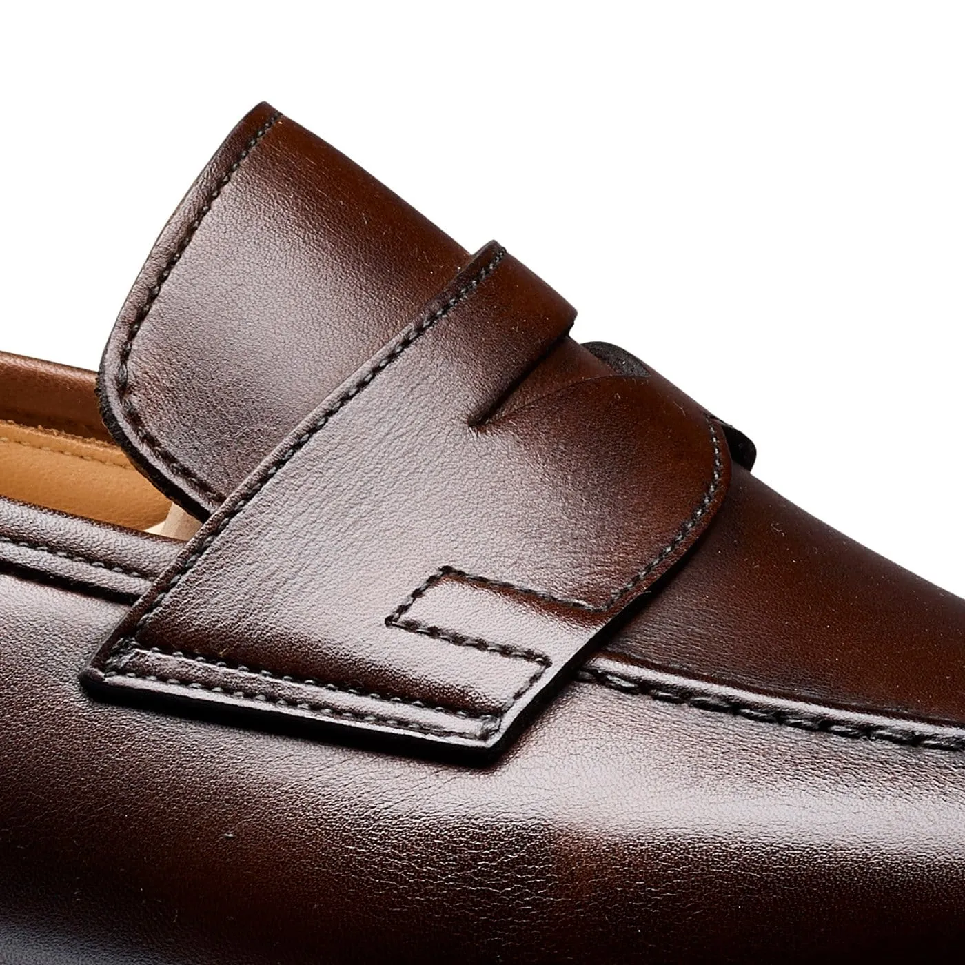 Sydney Dark Brown Burnished Calf (City Sole),Men Footwear