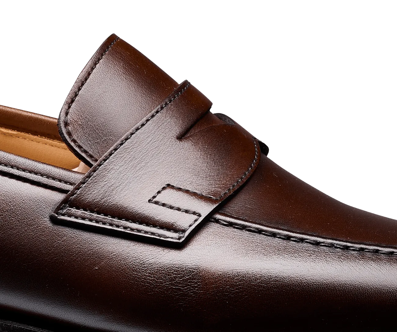 Sydney Dark Brown Burnished Calf (City Sole),Men Footwear