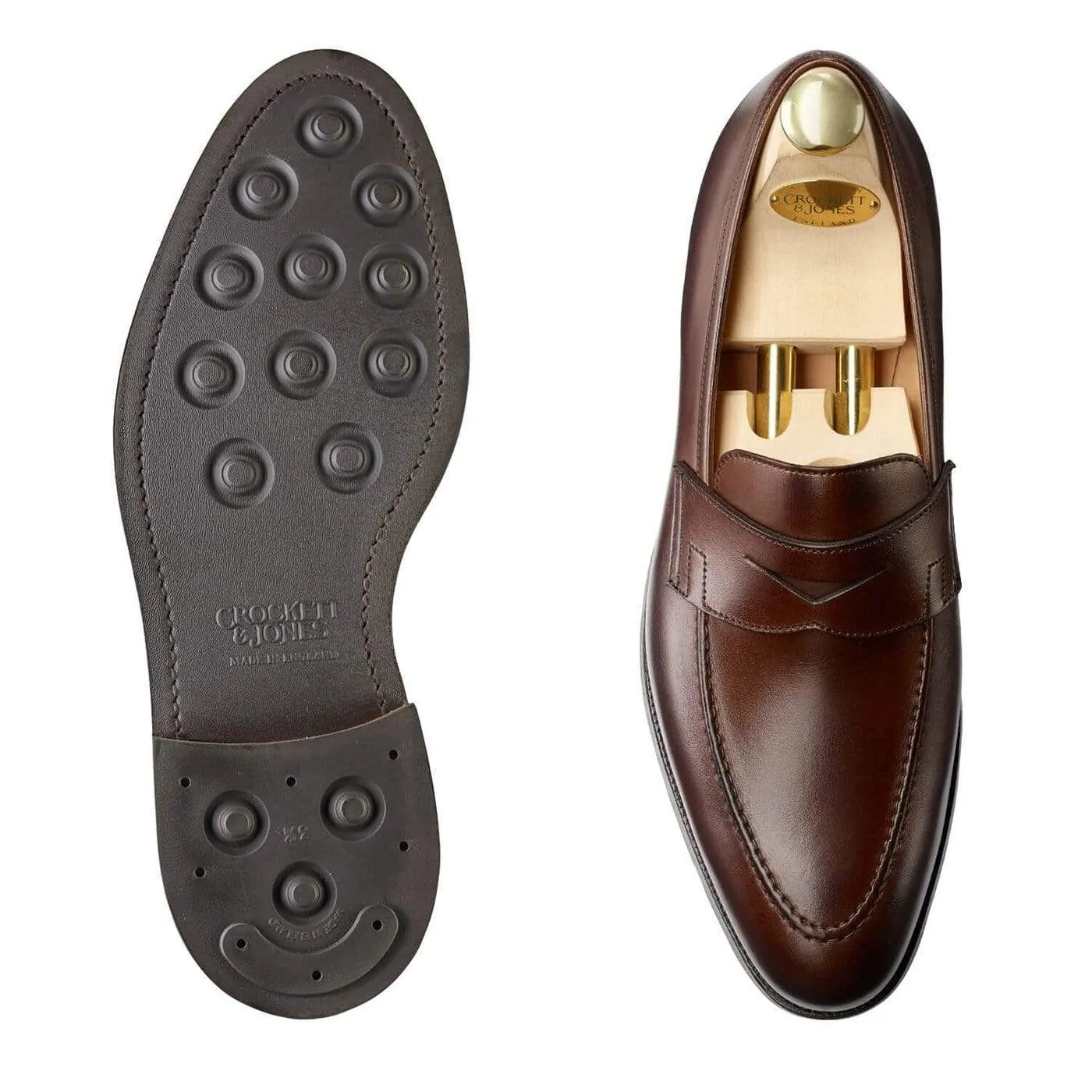 Sydney Dark Brown Burnished Calf,Men Footwear