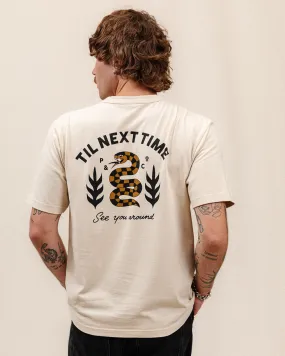 Til Next Time T-Shirt - Bone,Men Tops