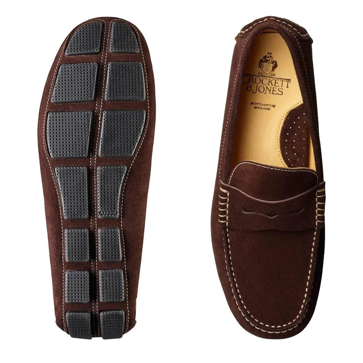 Torino Dark Brown Suede,Men Footwear