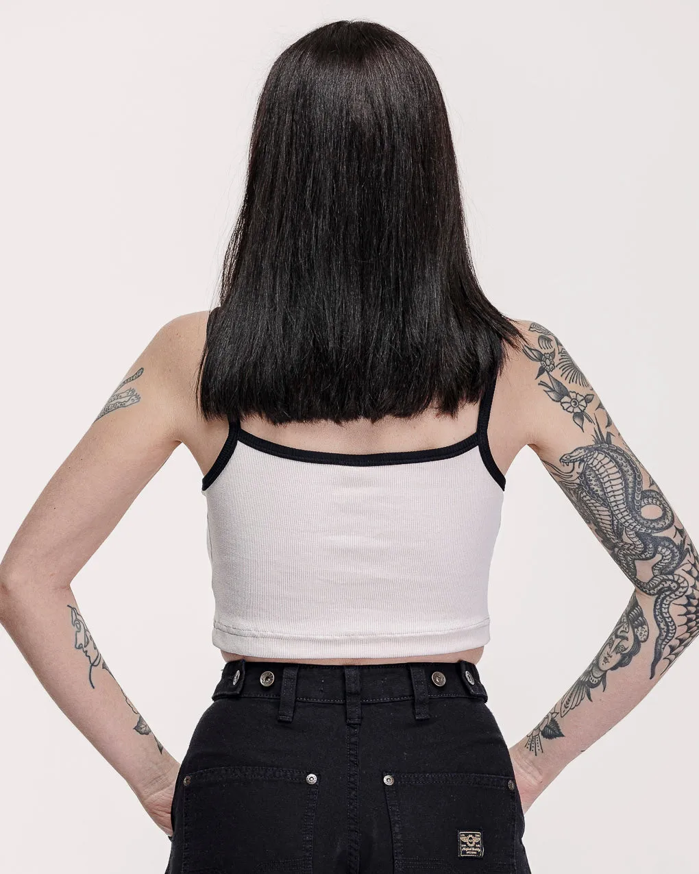 Unlucky Club Cami Vest - Off White,Women Tops
