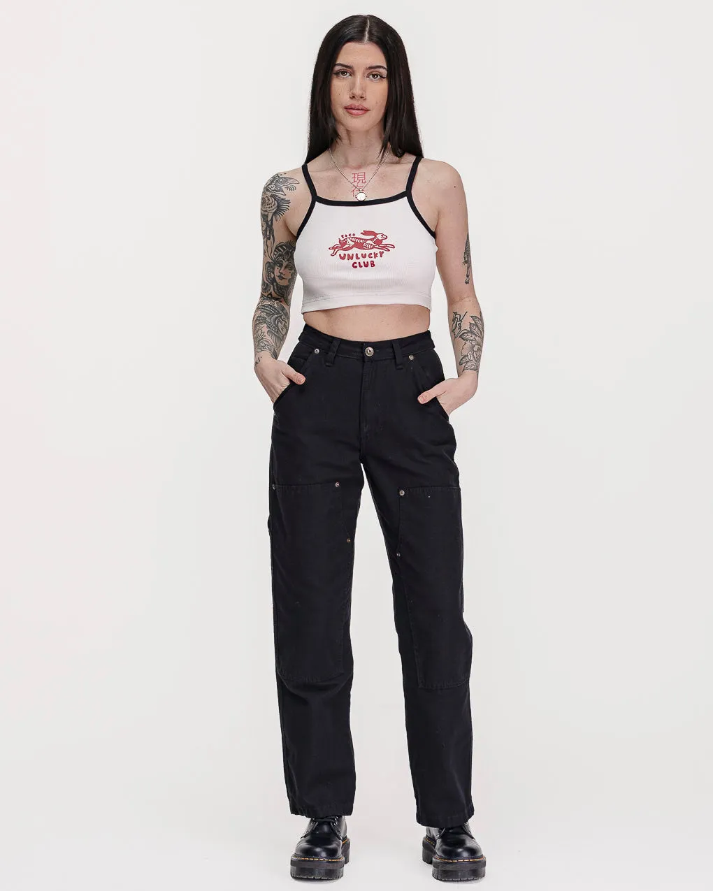Unlucky Club Cami Vest - Off White,Women Tops