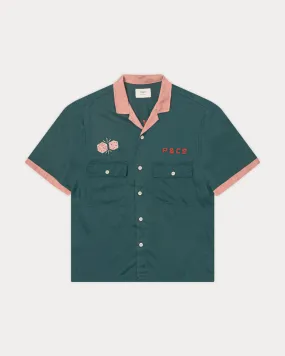 Valley Casino Bowling Shirt,Men Tops