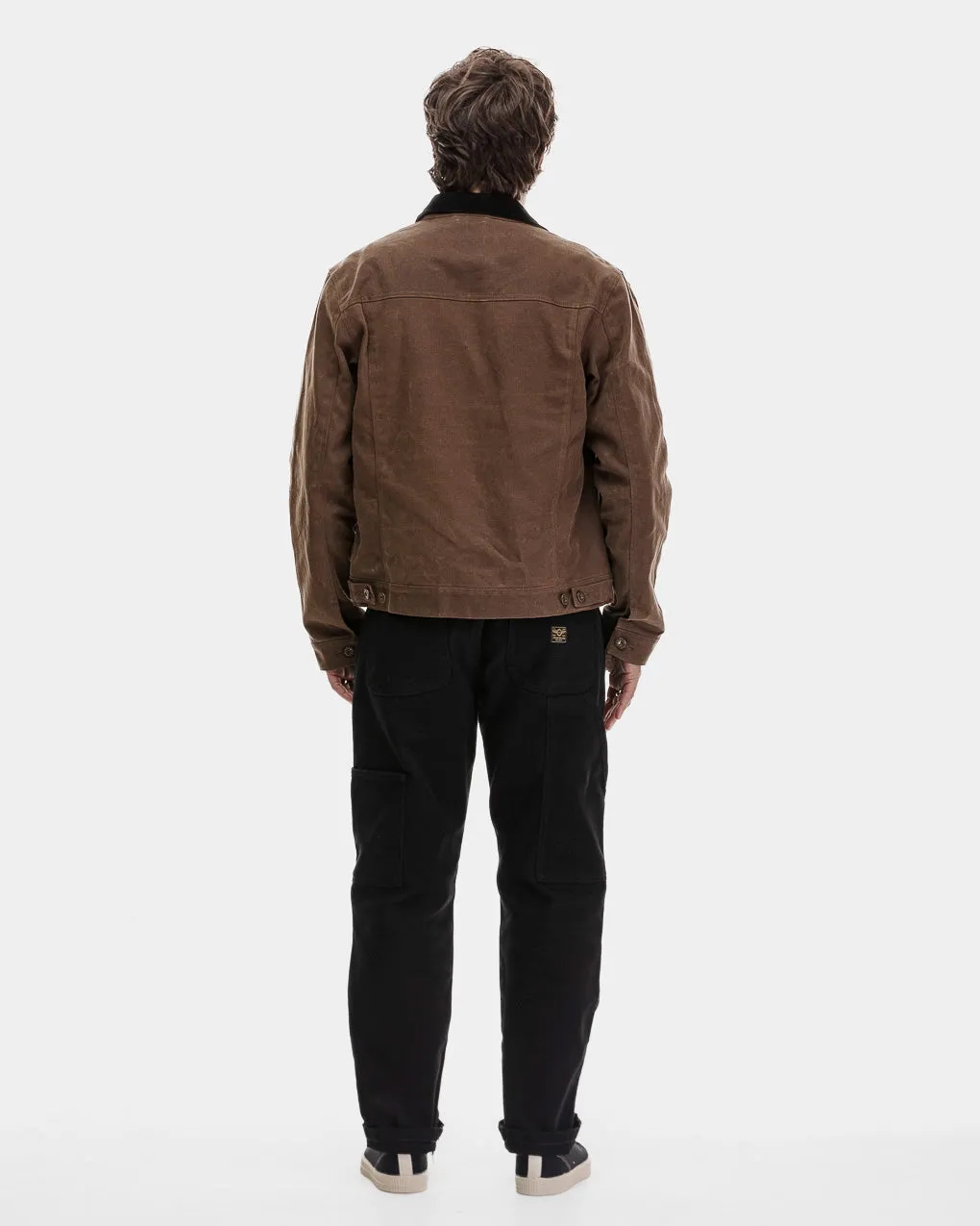 Wayfare Waxed Canvas Jacket - Caribou,Men Tops