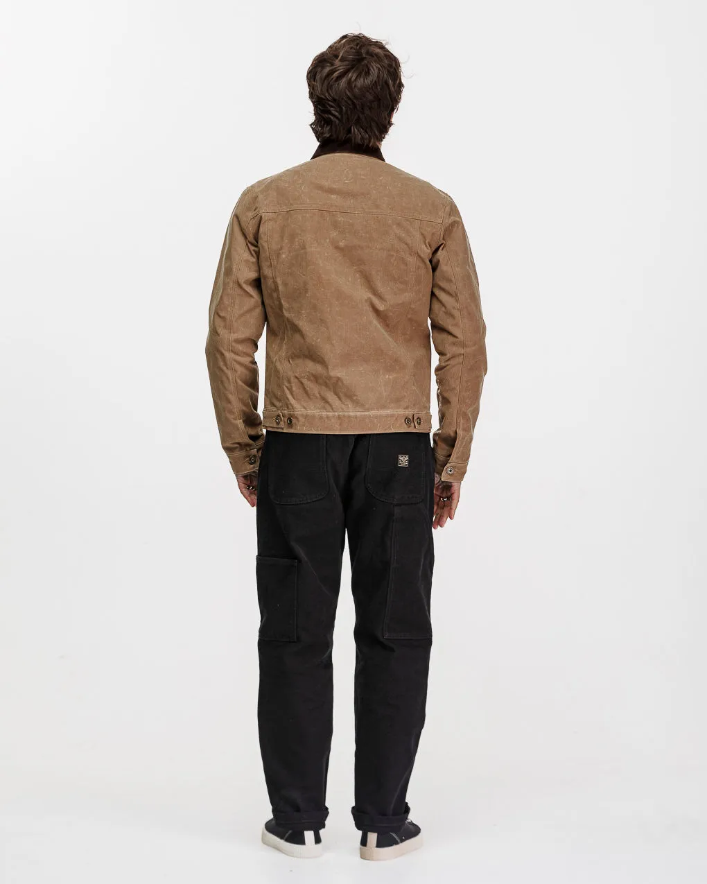 Wayfare Waxed Canvas Jacket - Tan,Men Tops