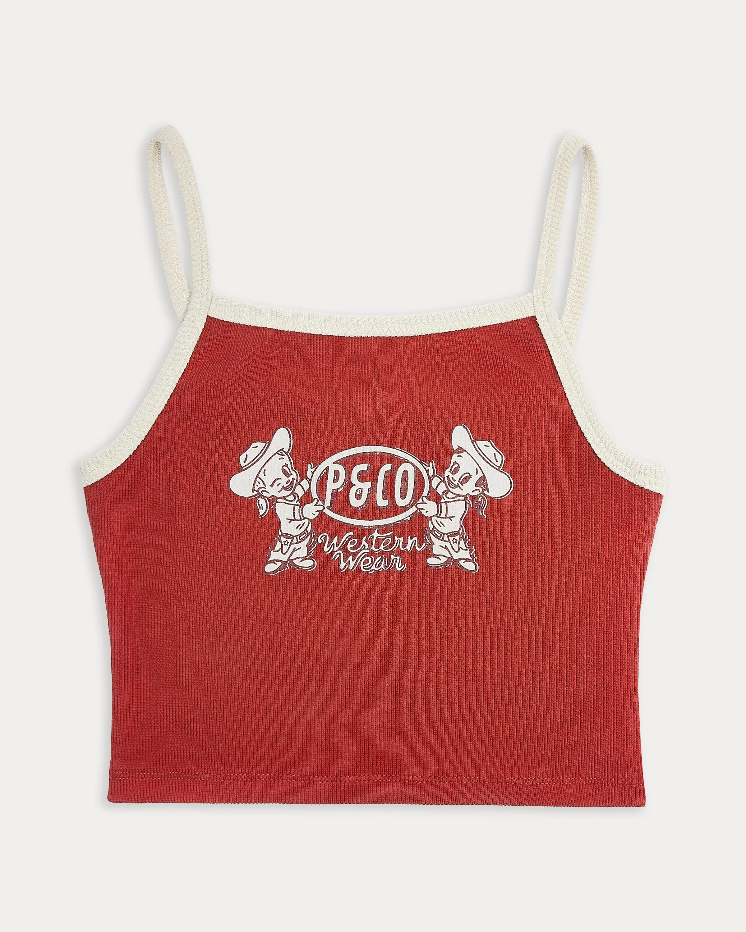 Western Wear Cami Top - Rust,Women Tops
