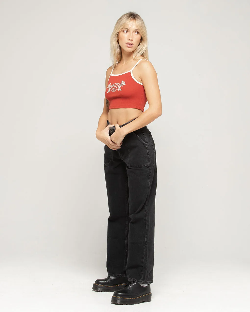 Western Wear Cami Top - Rust,Women Tops