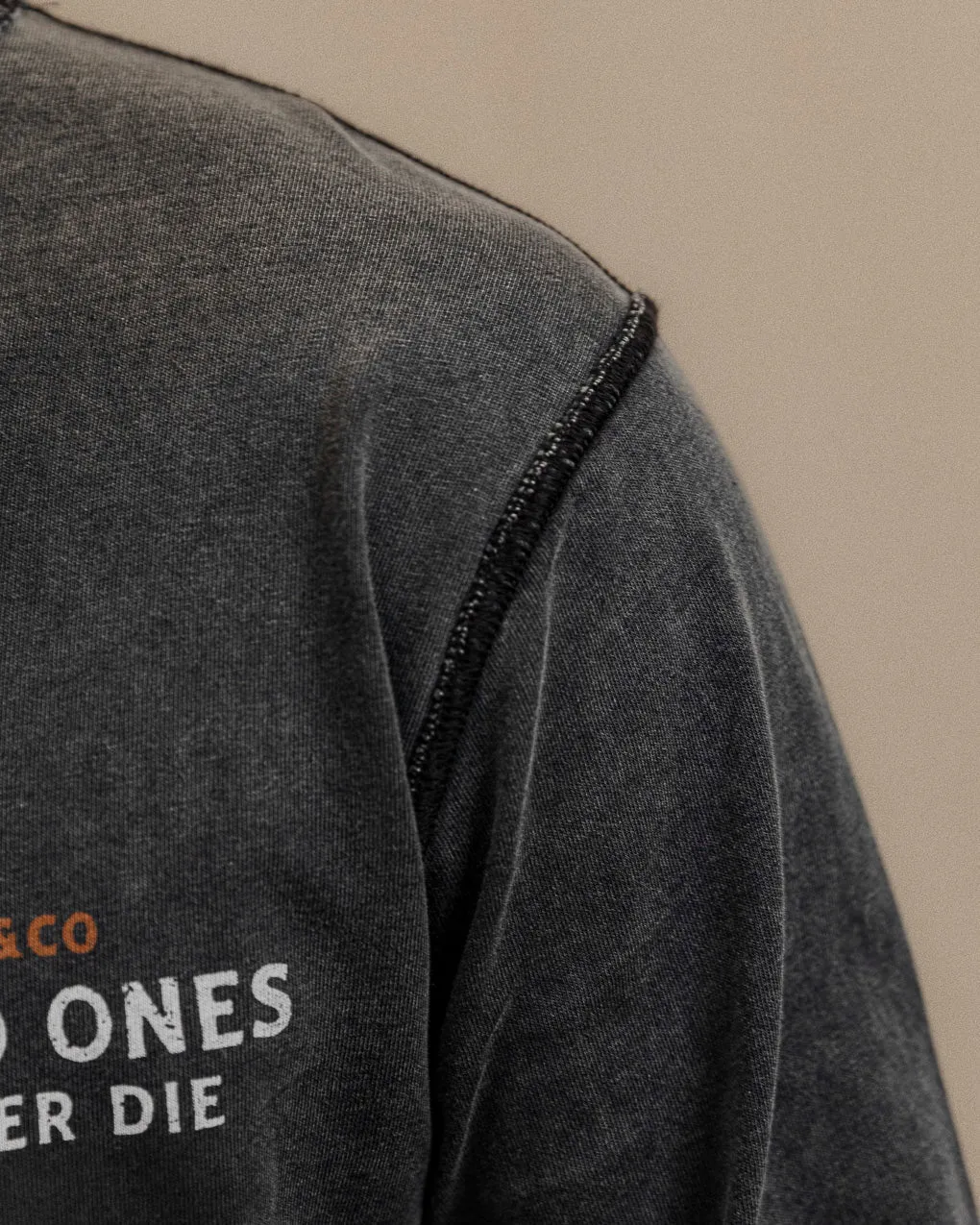 Wild Ones Boxy Longsleeve - Acid Wash,Men Tops
