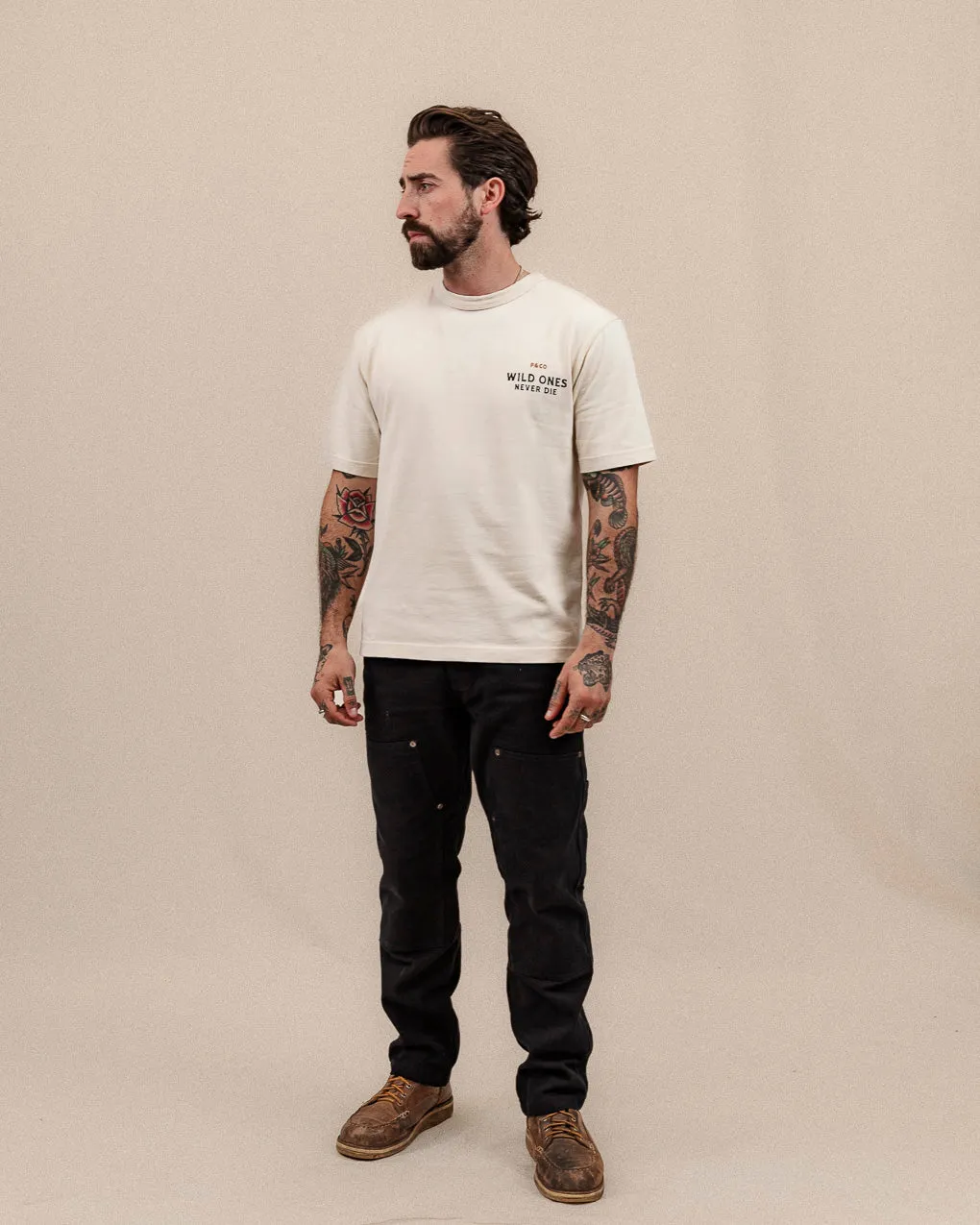Wild Ones T-Shirt?- Bone,Men Tops