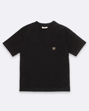 Workwear Slub Pocket T-shirt - Washed Black,Men Tops