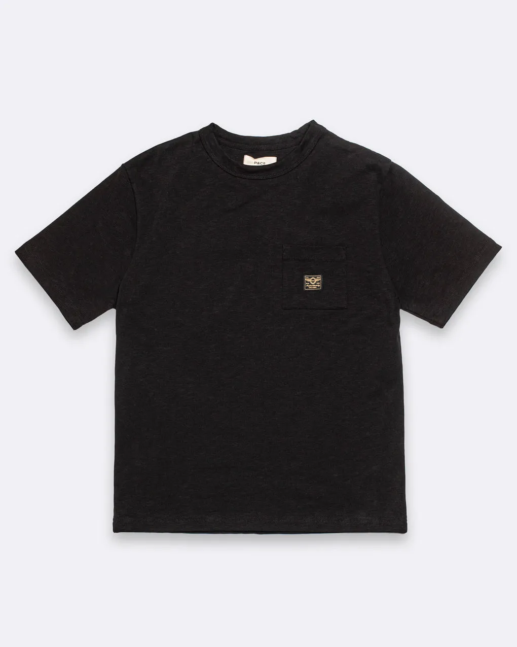 Workwear Slub Pocket T-shirt - Washed Black,Men Tops